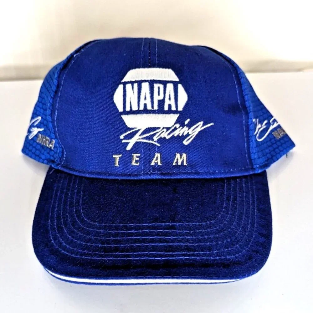 NAPA Racing Team Blue Hat Cap NHRA Arca West NASCAR Outlaws Adjustable NEW